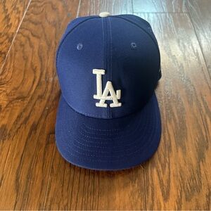 Los Angeles dodgers new era fitted hat embroidered size‎ 7 1/4